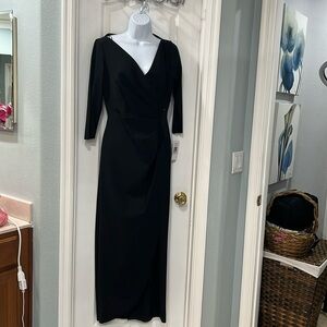 Alex Evenings Formal Cocktail Dress in Black Size 10